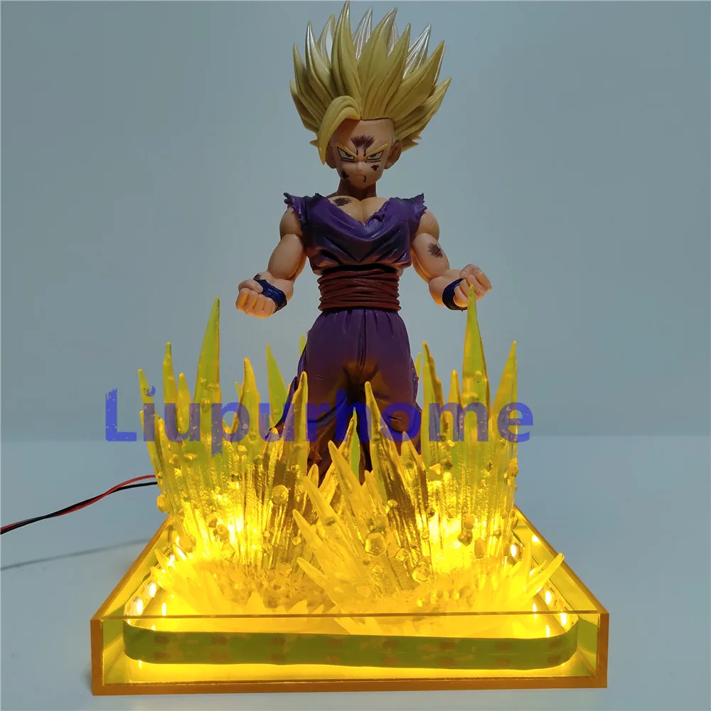 Сон Гохан Dragon Ball Z ночник фигурка настольная лампа Lampara Luminaria супер светодиодный 3D украшение DIY DBZ аниме освещение