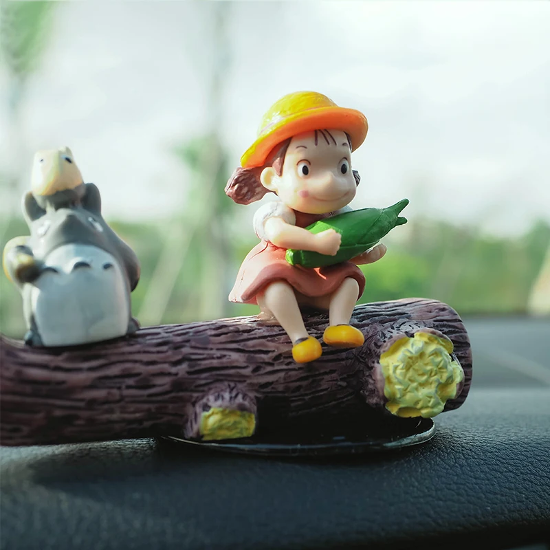 Мультяшные милые украшения для интерьера автомобиля Tonari no Totoro Xiaomei украшение