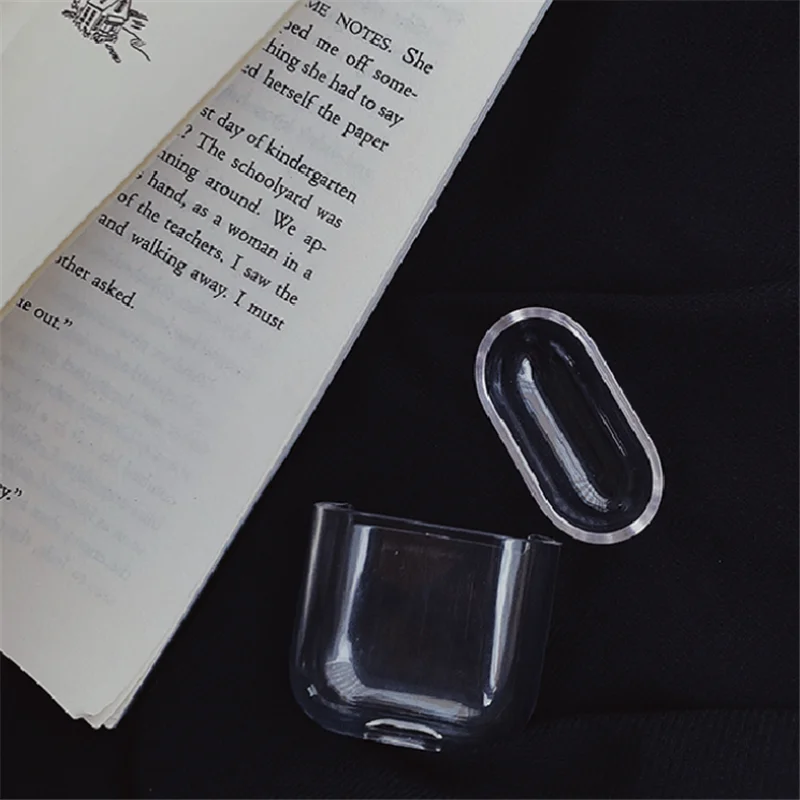 Чехол для наушников AirPods чехол Bluetooth прозрачный жесткий ПК Apple Air Pods 2 1 3 Pro |