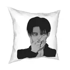 Чехол для подушки Levi атака на Титанов, милый декоративный чехол для диванной подушки в стиле аниме, размер 40*40 см