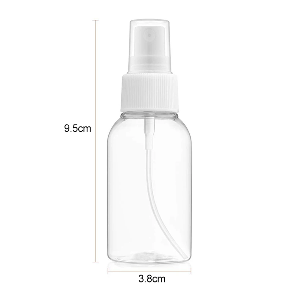 

3Pcs 75ml Portable Travel Transparent Empty Refillable Bottle Spray Bottle Atomizer Plastic Mist Pump Sprayer