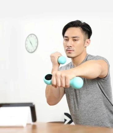 Оригинальный xiaomi Youpin Move It Beat гантель портативный мини USB зарядка триколор Смарт