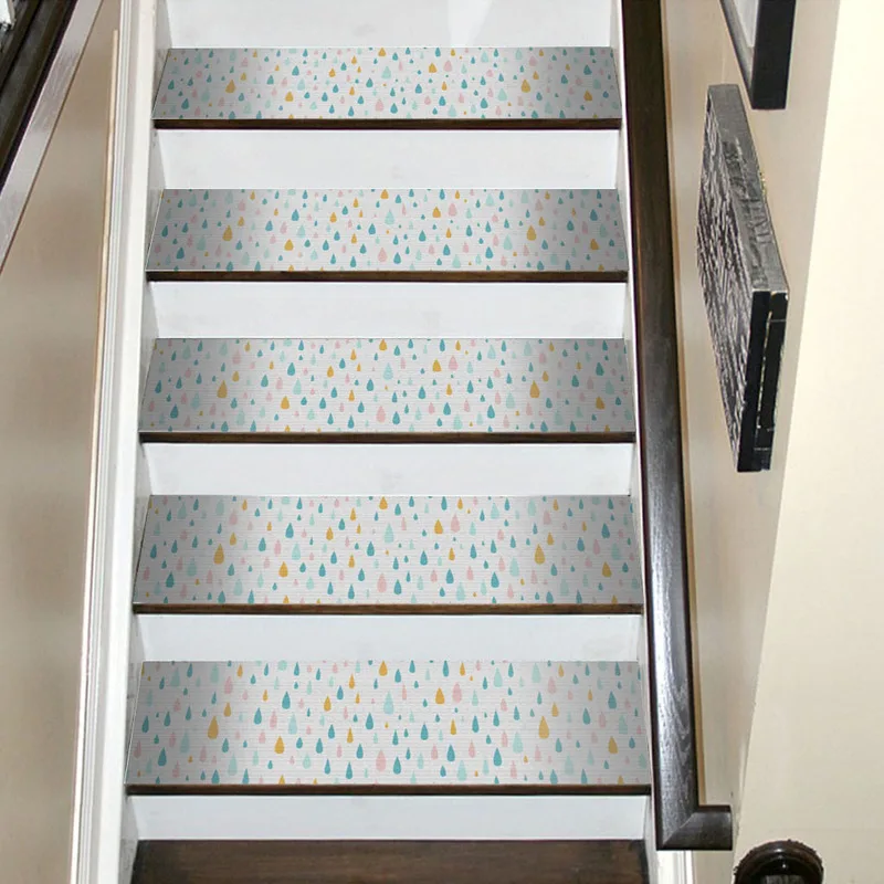 Самоклеящийся Противоскользящий коврик для лестницы Декоративный Напольный