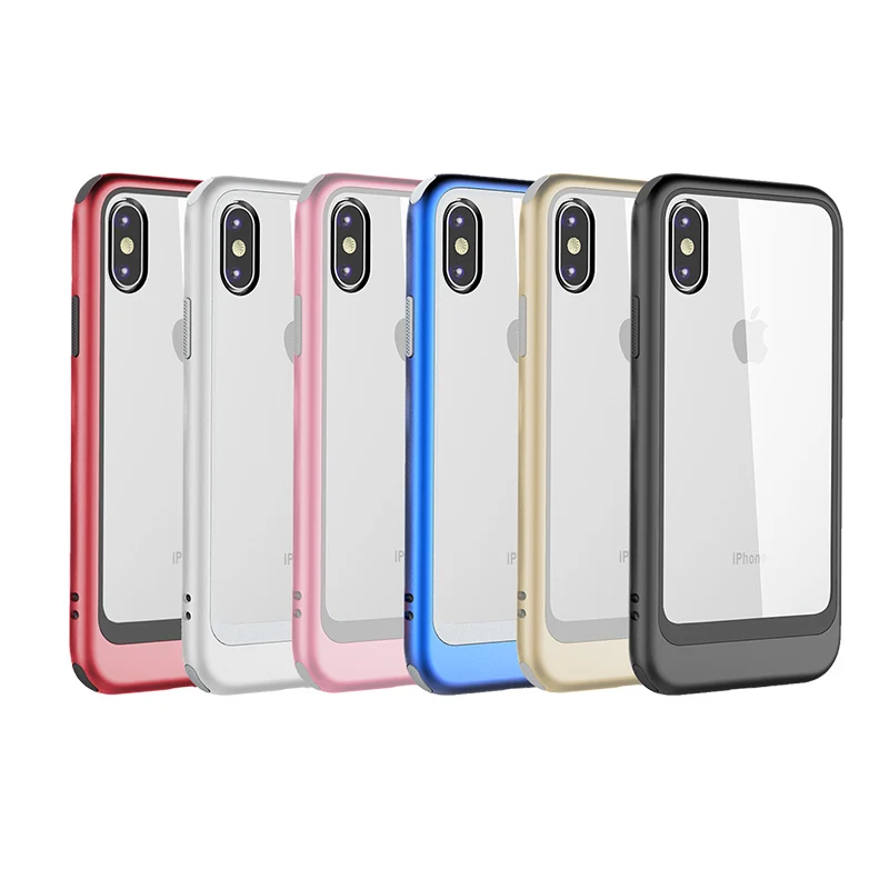 Чехол для iPhone XS Max XR XS X 7 8 Plus, хит цвета, 2 в 1, комбинированный прозрачный акриловый защитный чехол, защитный чехол для iPhone 11 Pro 11 Pro Max