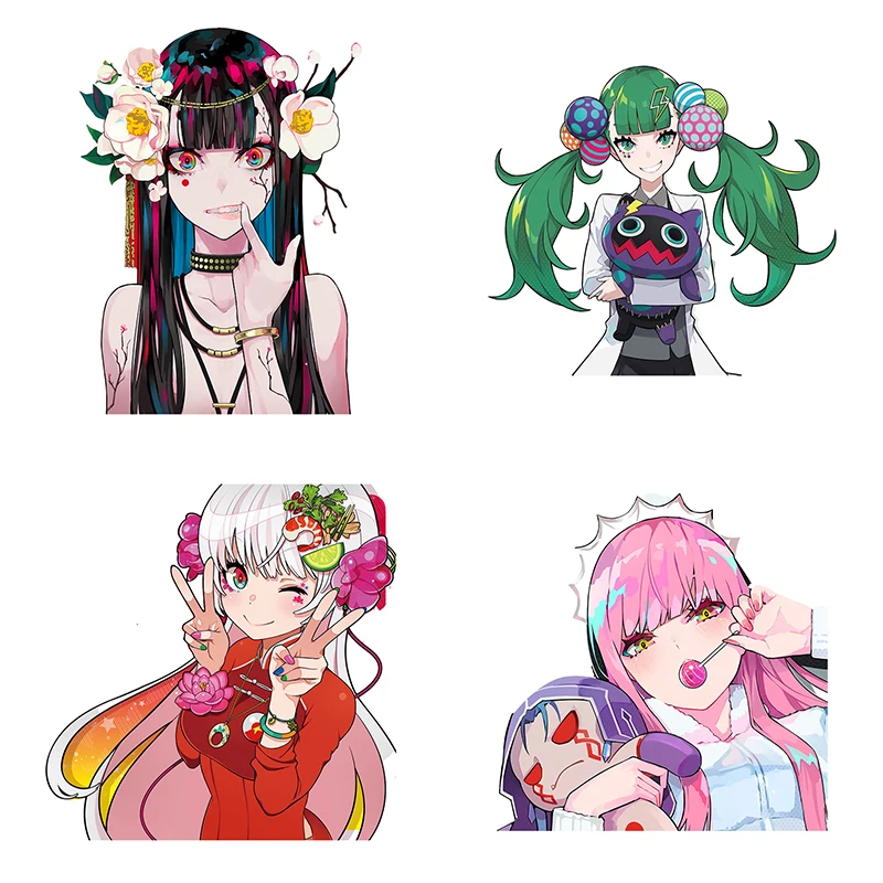 

Game Animation Characters Lovely Girl Car Windshield Sticker Skateboard Decal Motorcycle Off-road Laptop Guitar PVC Vinyl