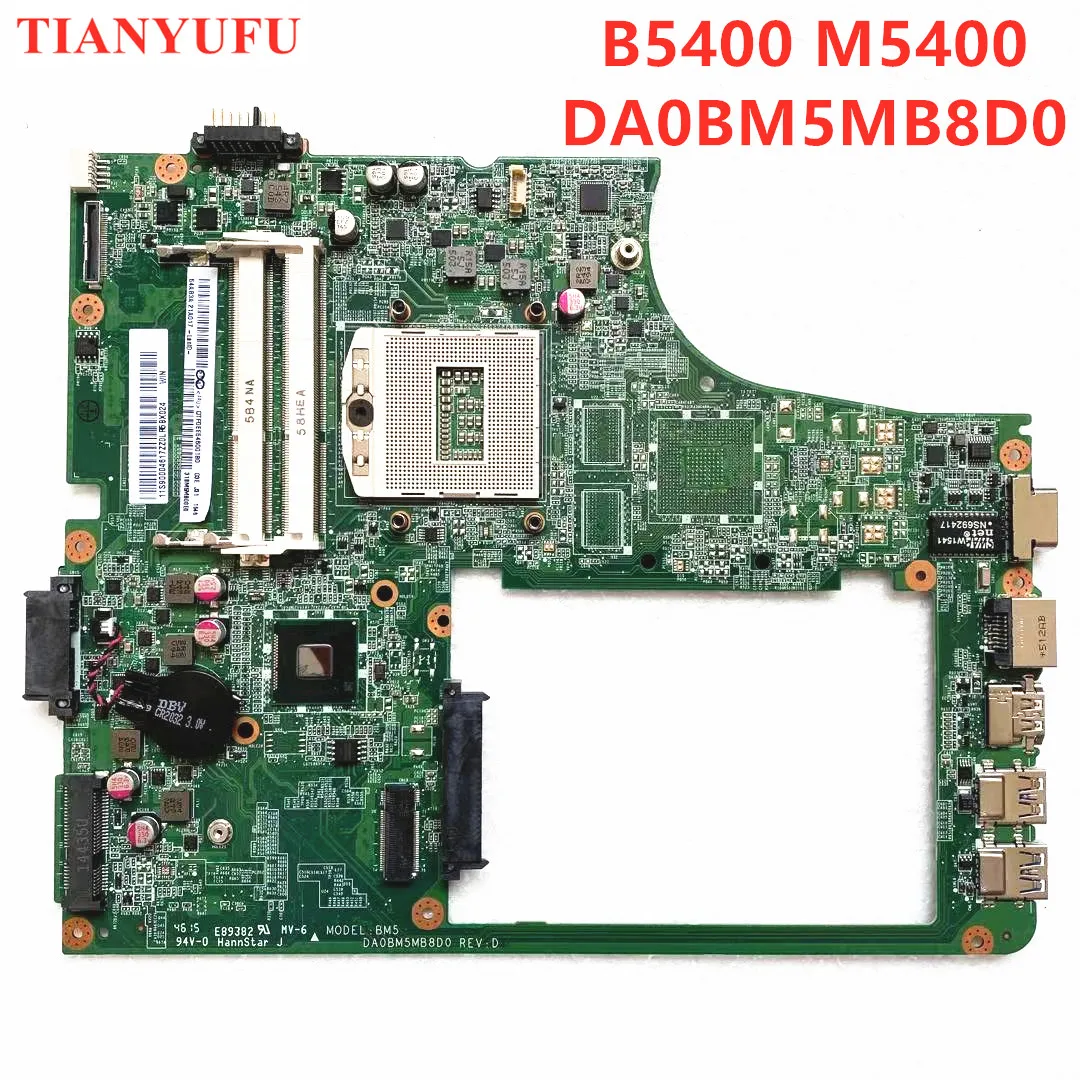 Материнская плата для ноутбука Lenovo B5400 M5400 DA0BM5MB8D0 DDR3 PGA947 материнская 100% полностью