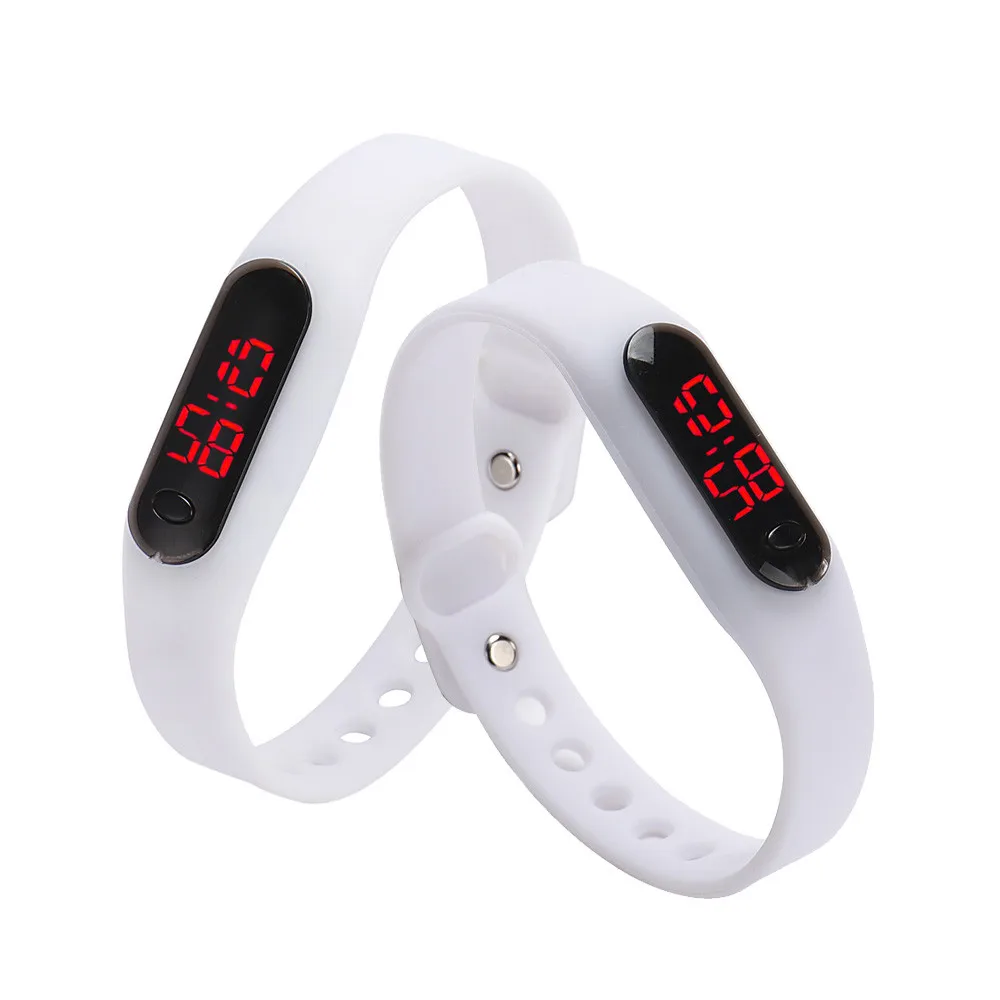 Унисекс Мужской Женский силиконовый для часов простой спортивный браслет