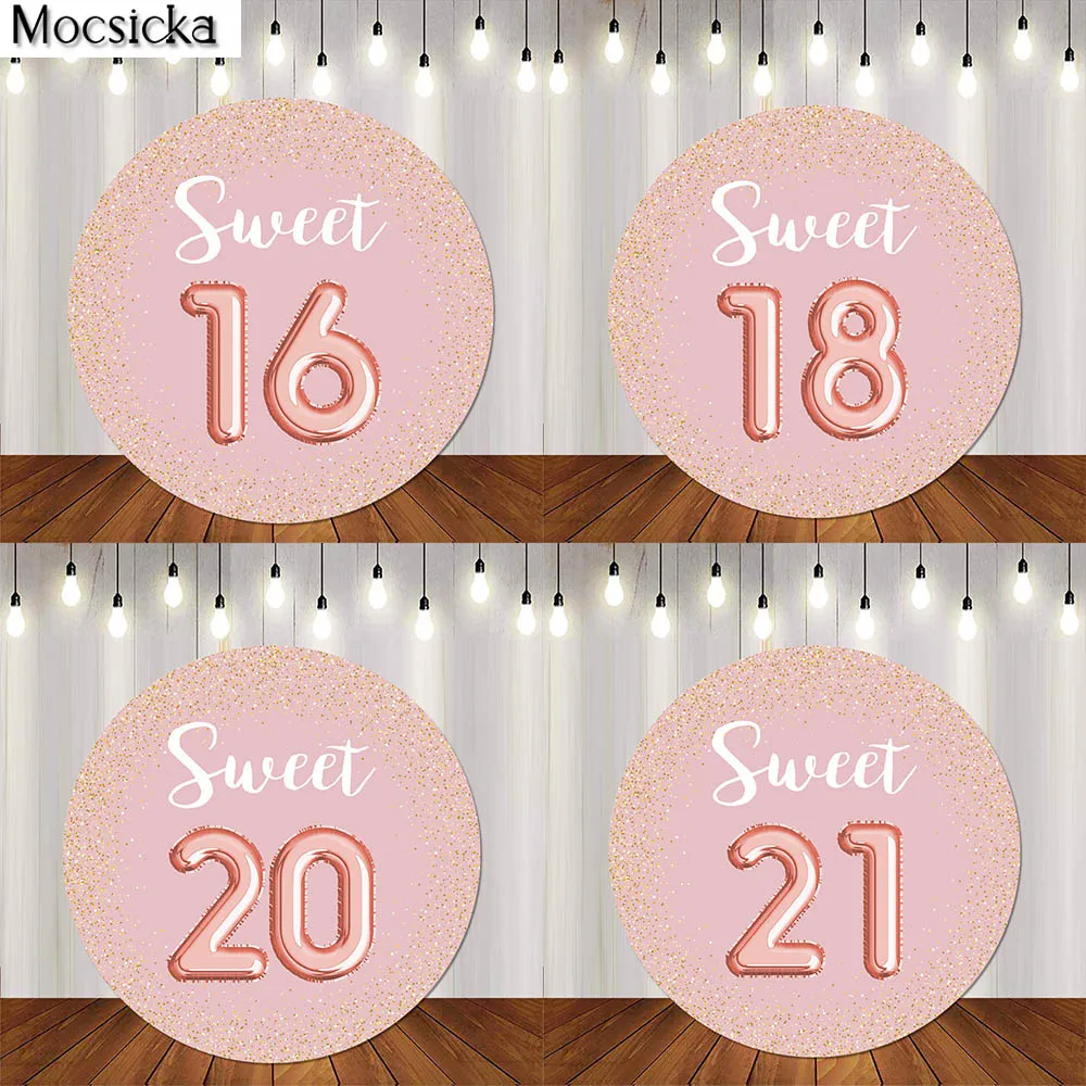 

Фон для фотосъемки круглый, 16, 18, 20, 21, для дня рождения