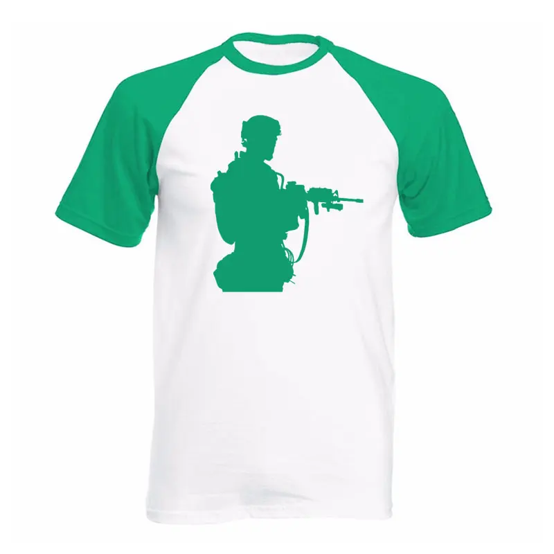 

2020 New Men's T Shirt Styling Army Shooting prints Casual Loose Handsome raglan Short Sleeve O Neck Cotton Men Shirts Tee Tops
