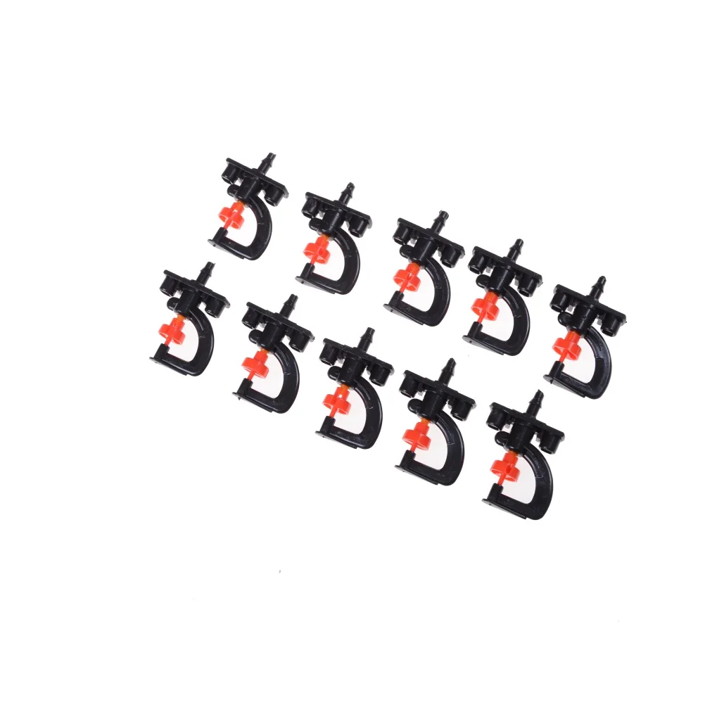 

10 шт садовые и оросительные головки с 10 x полкой 360 градусов микро Регулируемый распылитель высшее качество Новый горячий по всему миру