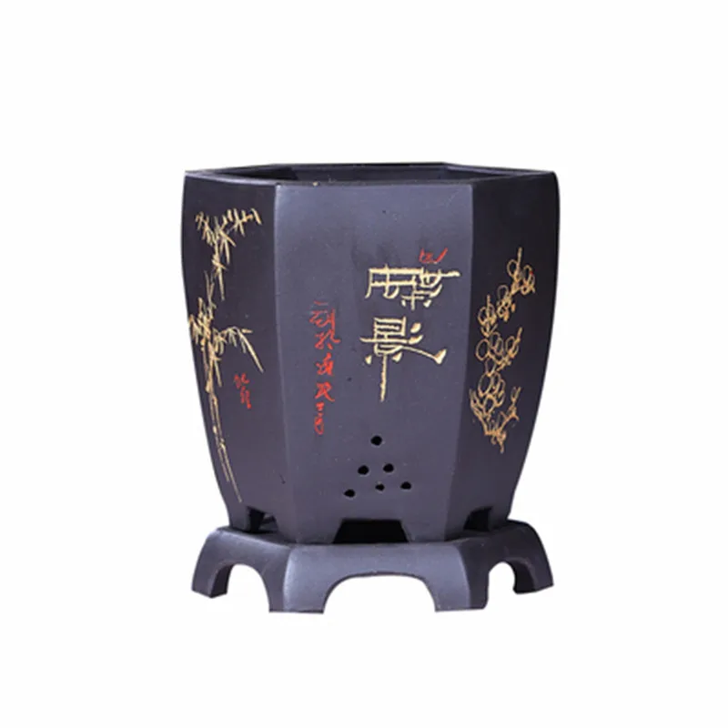 Бонсай из фиолетового песка Орхидея раковина для балкона Настольная Ваза