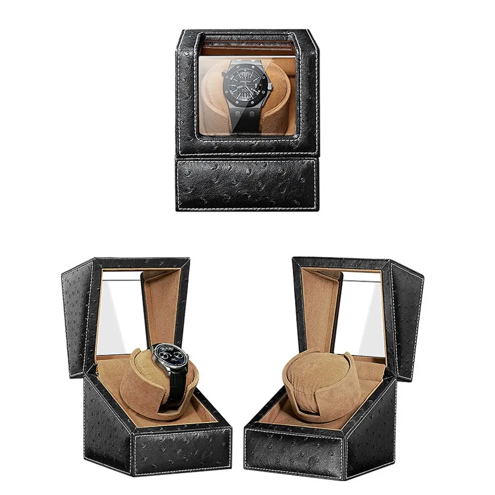 

LUNDA High Class Motor Shaker Watch Winder Holder Display Automatic Mechanical Watch Winding Box Jewelry Watches Box