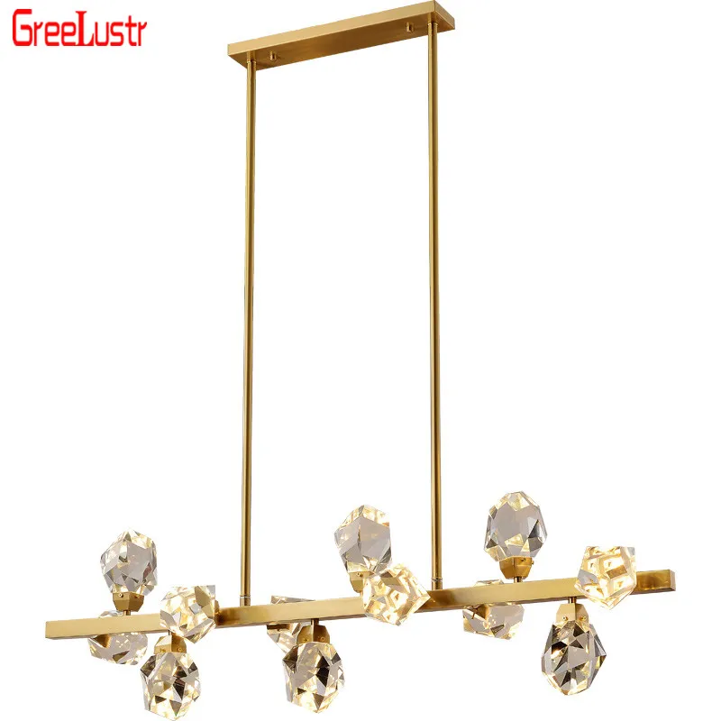 

Luxury Gold Crystal LED Chandelier Light Fixtures Nordic Hanging Lamp Dinning Room Bar Indoor Lighting Loft Chandelier Lustres