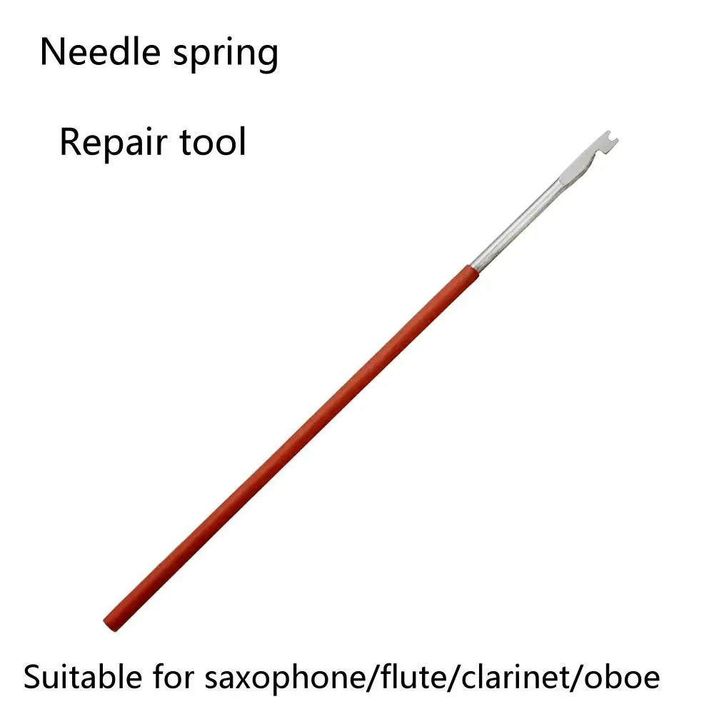 

Saxophone Needle Spring Adjustment Tool Woodwind Musical Instrument Accessories Metal Spring Hook for Oboe Flute Sax Clarinet
