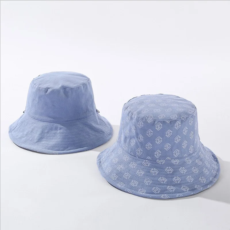 

New Style Women's Bucket Hat Panama 2021 Fashion Sun Visor Breathable Double-sided Fisherman Hats Summer Sun Cap Basin Visor