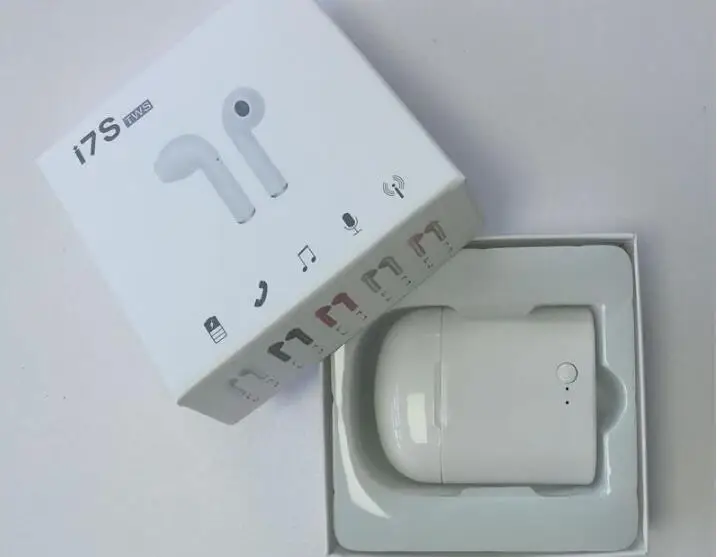 100 шт. в комплекте Bluetooth-наушники I7S TWS Twins наушники-вкладыши беспроводные
