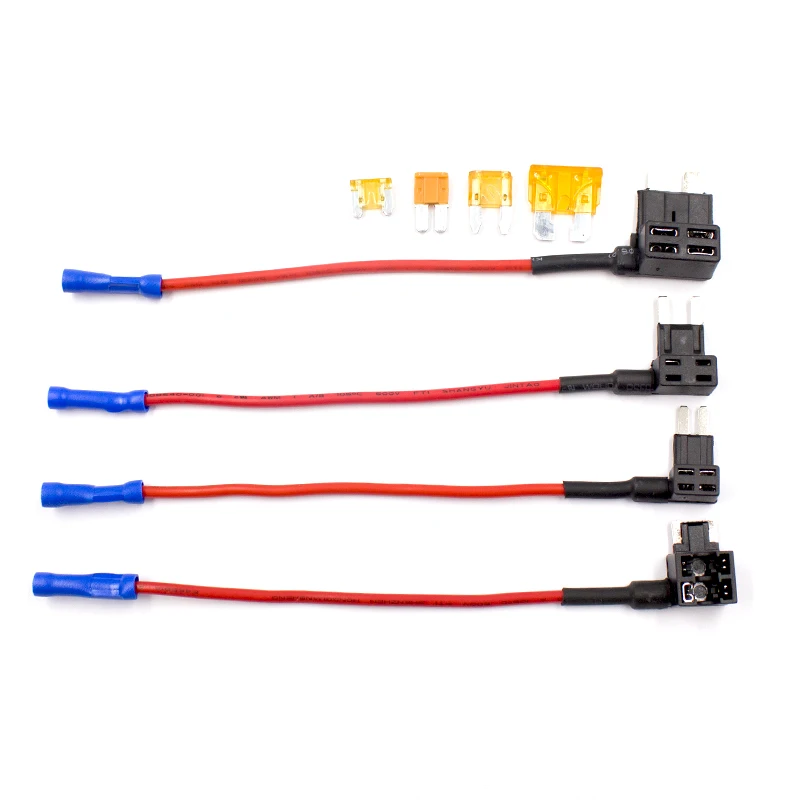 4 шт. автомобильные адаптеры для предохранителей 12-24 В | Автомобили и мотоциклы