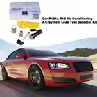 Набор для обнаружения утечки автомобиля, многофункциональные инструменты для ремонта автомобильного кондиционера, СВЕТОДИОДНЫЙ УФ фонарик, защитные очки