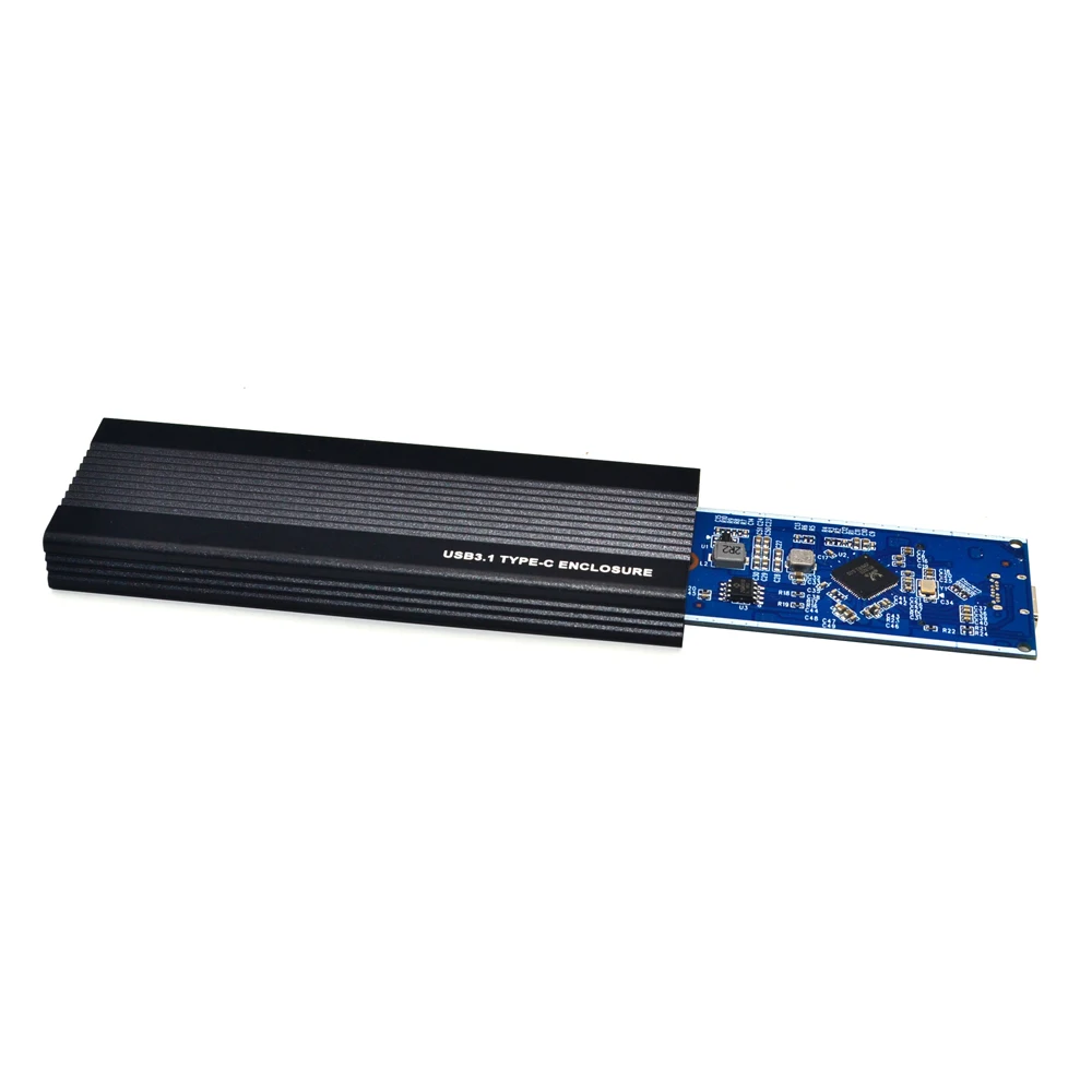 M2 SSD чехол NVME USB корпус коробка M.2 адаптер 3 1 Gen 2 Внешний M Коробка для ключа 2242/2260/2280