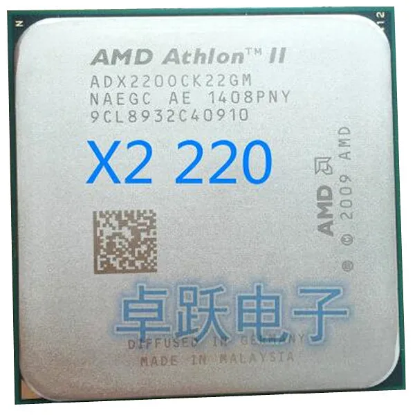 Двухъядерный процессор AMD Athlon II X2 220 2 8 ГГц разъем AM3 бесплатная доставка|processor socket