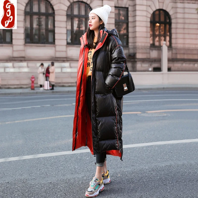 

Winter Coat Women Abrigos Mujer Invierno 2021 Korean Streetwear Padded Warm Long Parka Vintage Jacket Hooded Hiver 110915