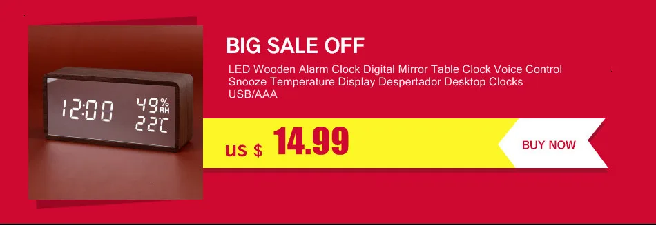 JULY'S SONG USB цифровые часы зеркальный светодиодный будильник электронные ночные огни Влажность термометр лампа Настольные часы Despertador