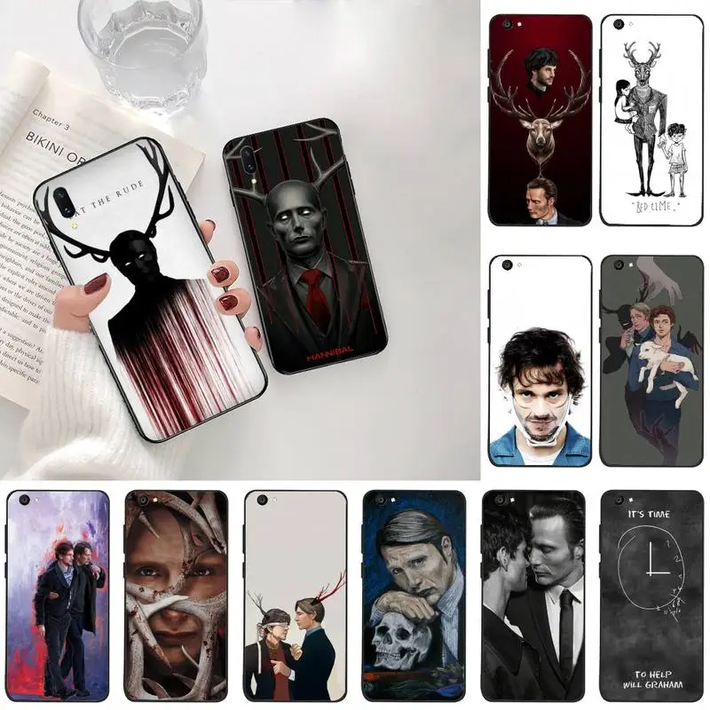 Крутой Грэм Ганнибал Мадс Миккельсен мягкий чехол для телефона Vivo Y91c Y17 Y51 Y67 Y55 Y93