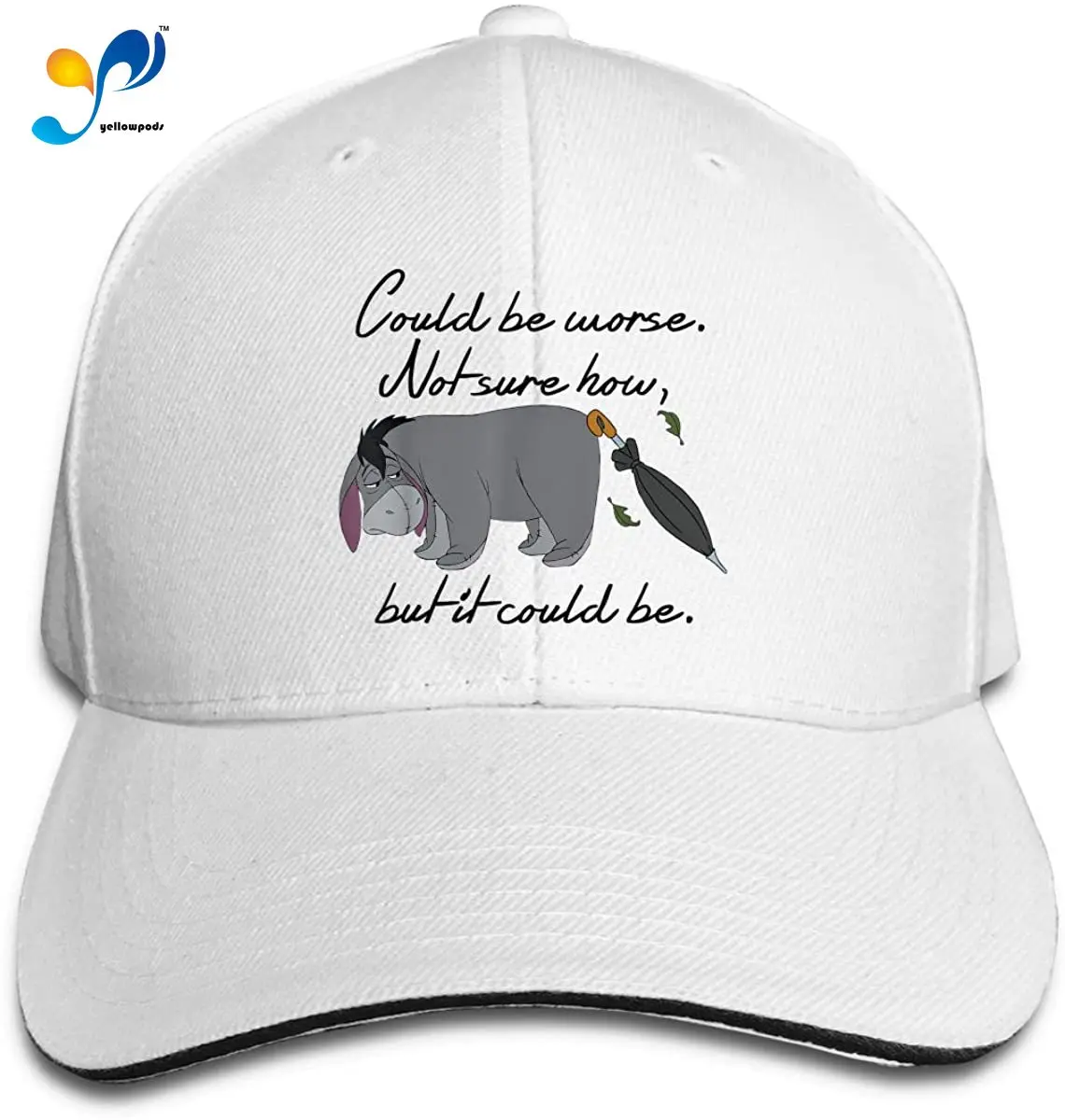 

Eeyore Could Be Worse Sandwich Cap Headgear Baseball Hat Casquette