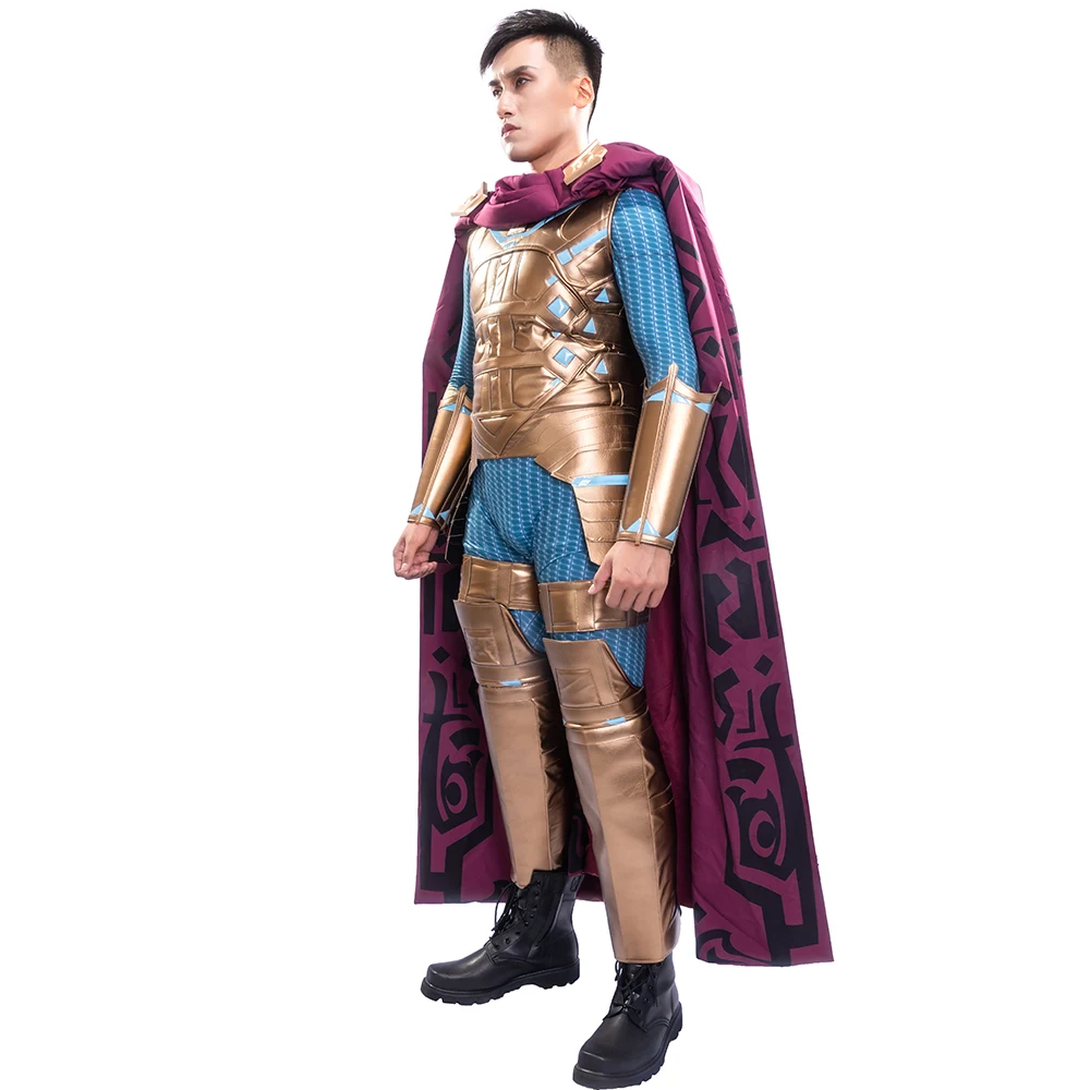 XCOSER Mysterio Косплей Костюм Человек-паук далеко от дома Хэллоуин платье костюм для