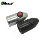 5 шт., светодиодная лампа 1W3W5W Dia31x65mm, алюминиевая светодиодная лампа, корпус светильника, базосветильник светильник для домачехол для светодиодной лампы + радиатор PCB + объектив + переключатель, аксессуары