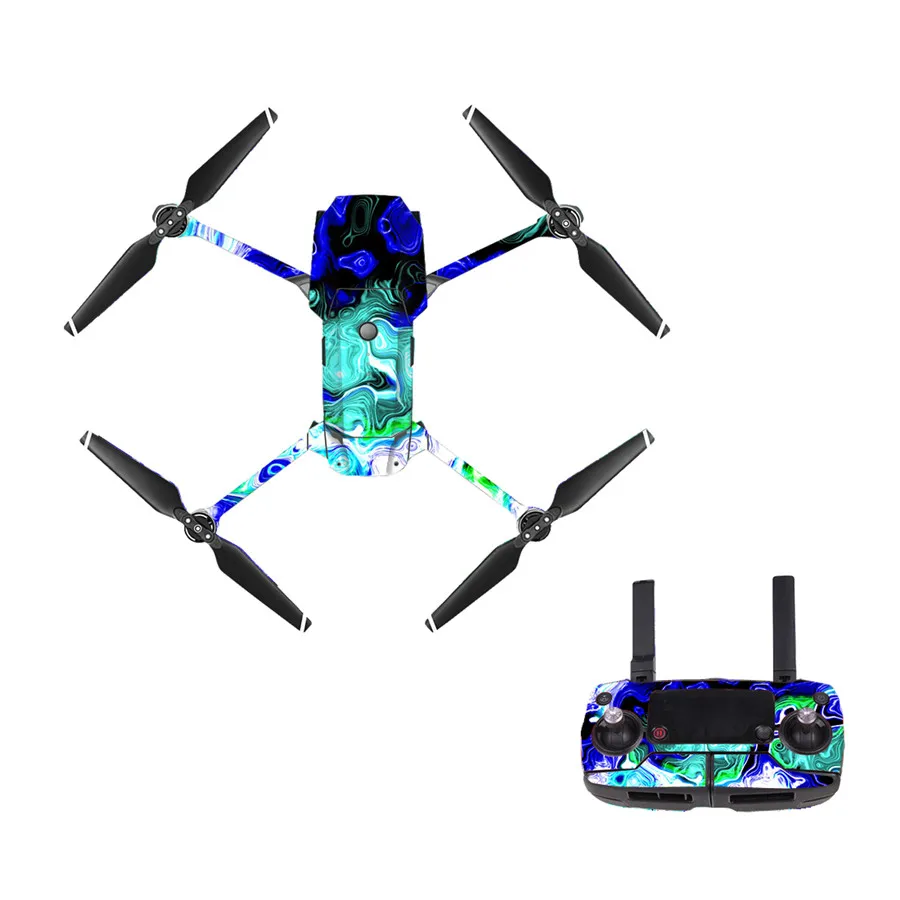 Красочная линия стикеры наклейки для DJI Mavic Pro Drone + пульт дистанционного