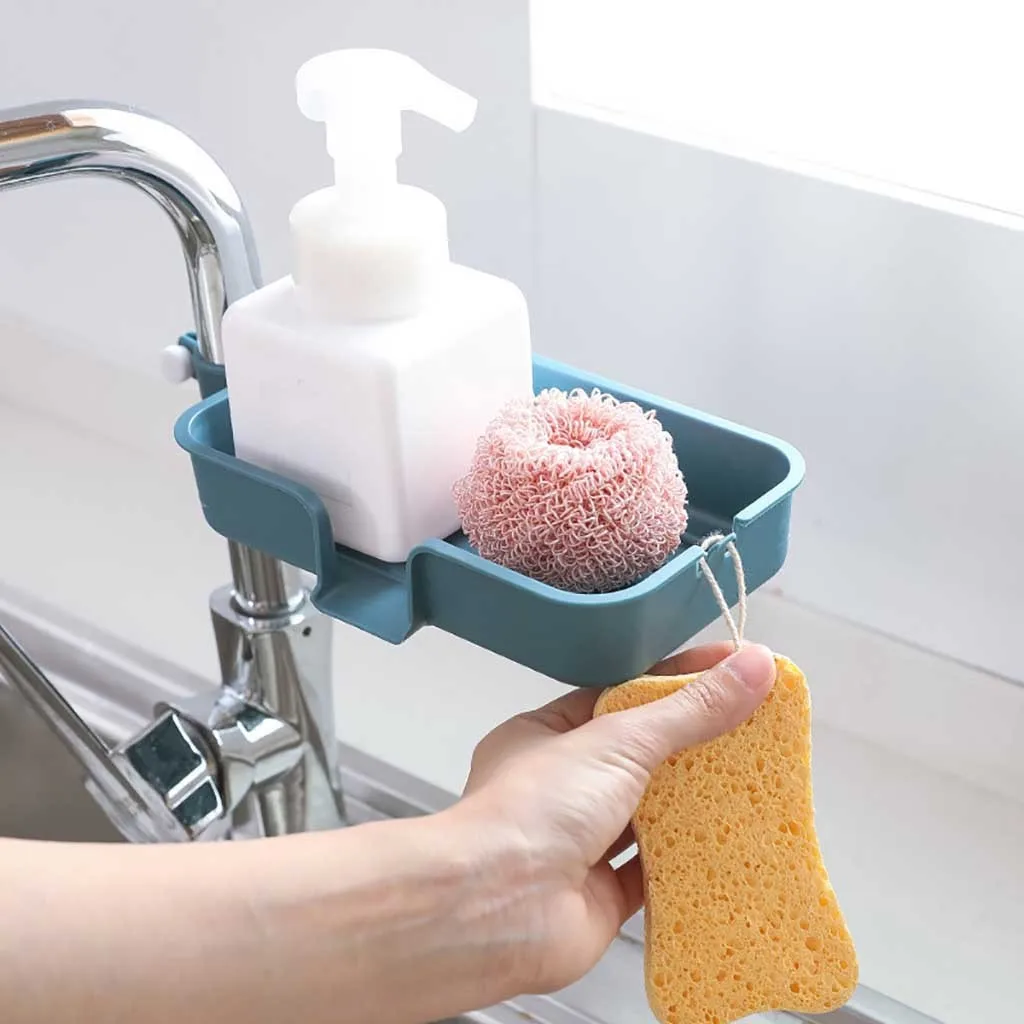 Кухонная сушилка креативная регулируемая стойка для хранения раковины вешалка