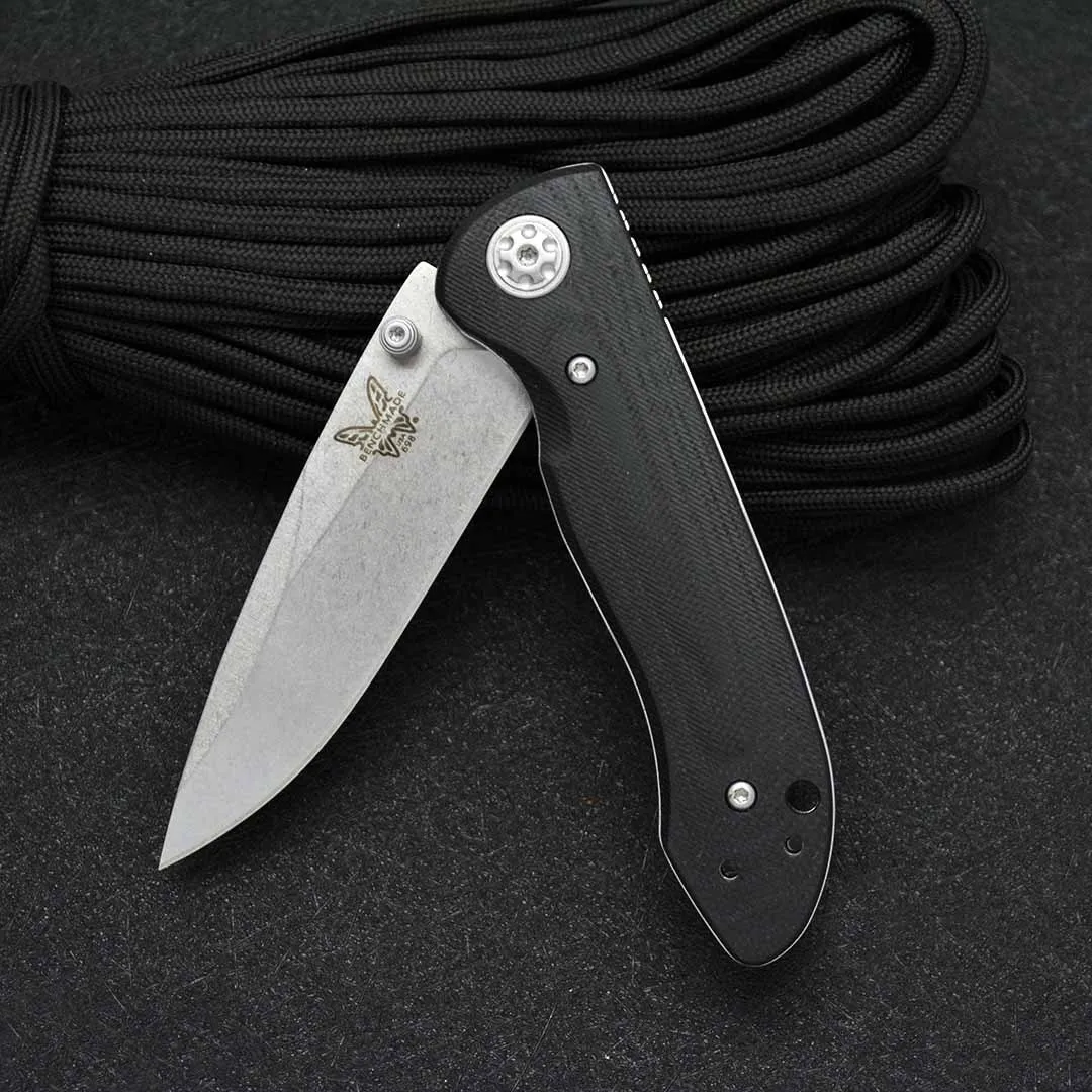 

New Benchmade 698 folding knife high hardness outdoor portable pocket Knives saber Portable EDC self-defense tools