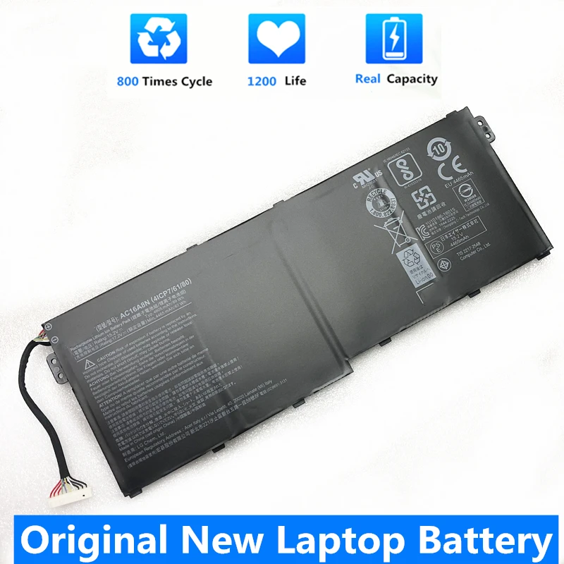 Оригинальный новый аккумулятор CSMHY AC16A8N 4ICP7/61/80 для ноутбука Acer Aspire V17 V15 Nitro BE VN7-593G