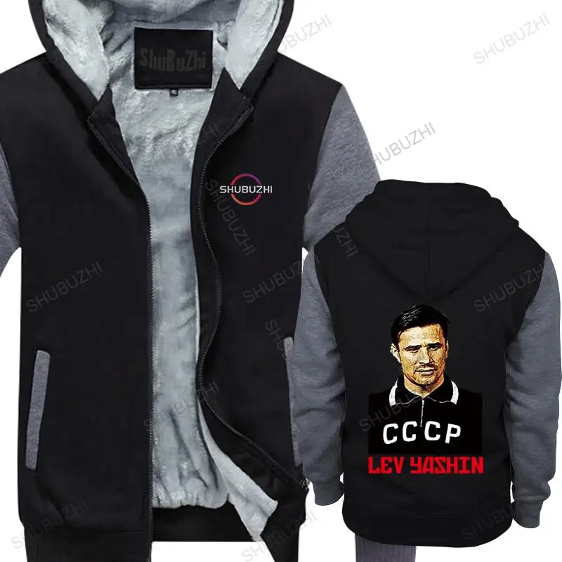 

Lev Yashin Russian Goalkeeper - New Red Ringer New winter hoody zipper Style Unny Novelty Hip Hop Rock Men Soccers thick hoodies