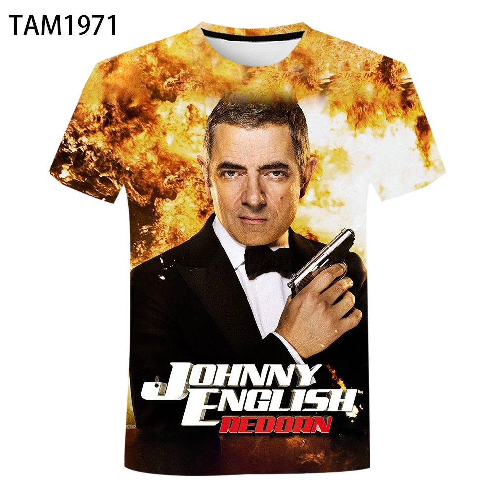 Футболка Mr. Bean 3D для мужчин и женщин модная рубашка в стиле Харадзюку с принтом
