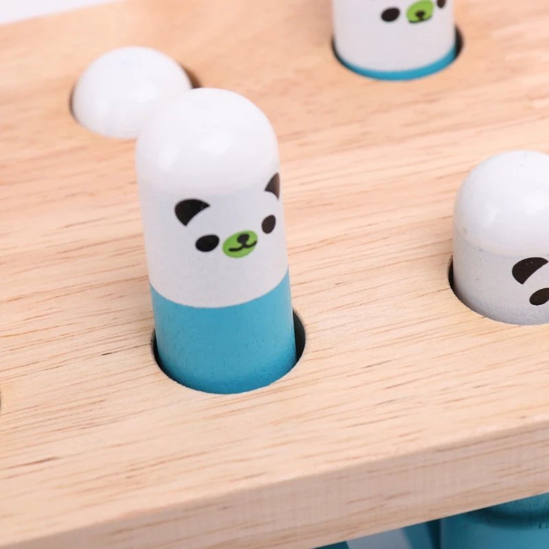 

Early Education Wooden Toys Baby Bear Hamster Game Noise Maker Toys