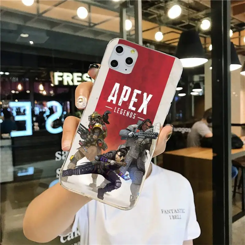 Лидер продаж новинка черный мягкий чехол из ТПУ с принтом игры Apex Legends для iPhone 11 pro