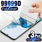 Гидрогелевая пленка для Samsung Galaxy S10 S20 S9 S8 Plus S7 S6 Edge Note 20 8 9 10, 3 шт.