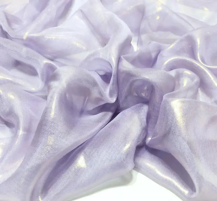 Lilac Косплей шифон Ткань 30D Золотой бронзированный ткань блестящая ткань Бронзирующая ткань костюм платье ткань Сделай Сам 1 м/лот - Цвет: Lilac