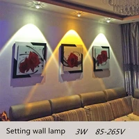 led hallway ceiling lights recessed in 3w hall walkway porch crystal lamp tv sofa background wall spotlight decoration fixture