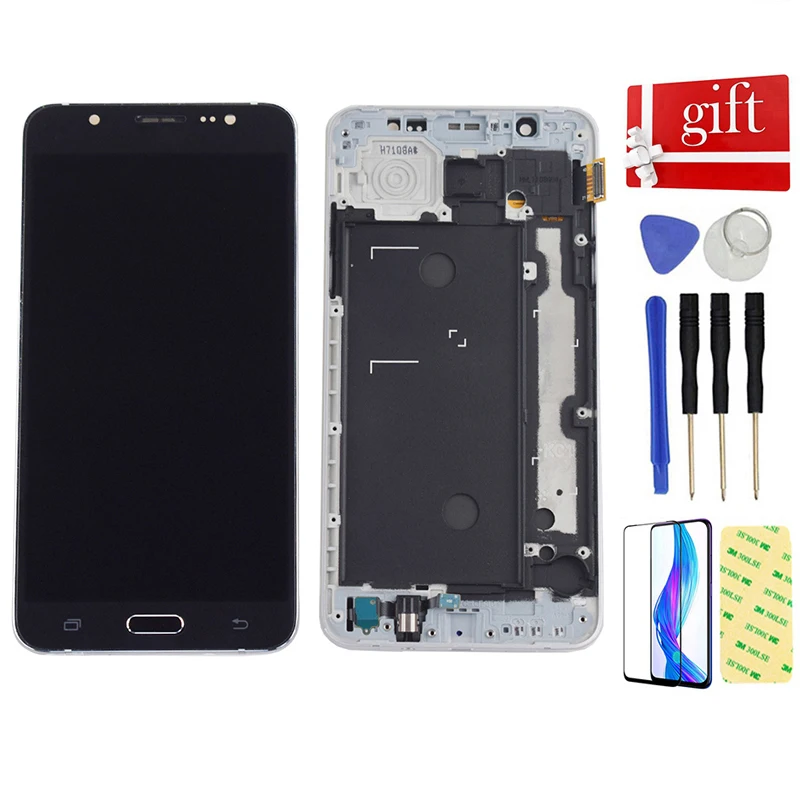 ЖК-экран для Samsung Galaxy J7 2016 дигитайзер сенсорного экрана в сборе с рамкой J710 J710F J710M