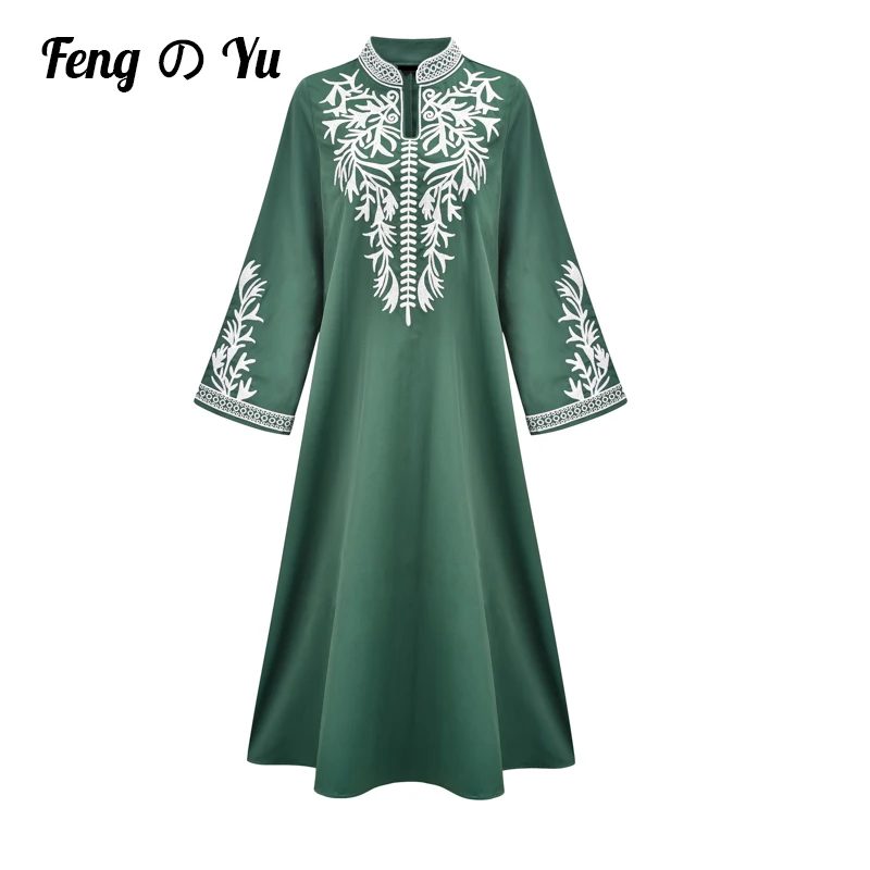 Однотонная абайя Дубай турецкий мусульманский тюрбан платье женский халат 2021 мусульманская одежда вышитые сетчатые Abayas Djellaba Femm