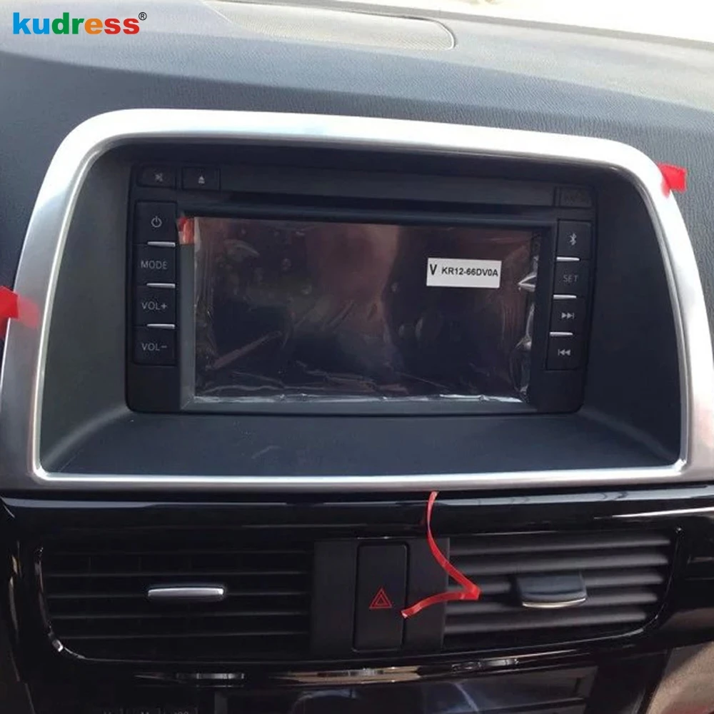 Для Mazda CX 5 CX5 2012 2013 2014 2015 2016 ABS Матовый интерьера центральной консоли Управление