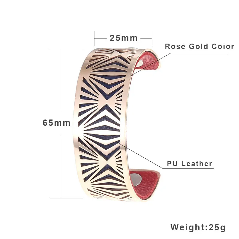 Браслеты-манжеты Cremo серебристые браслеты Женские Простые из нержавеющей стали