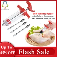 turkey marinade syringe seasoning syringe hot products barbecue baking tools household kitchen cooking accessories