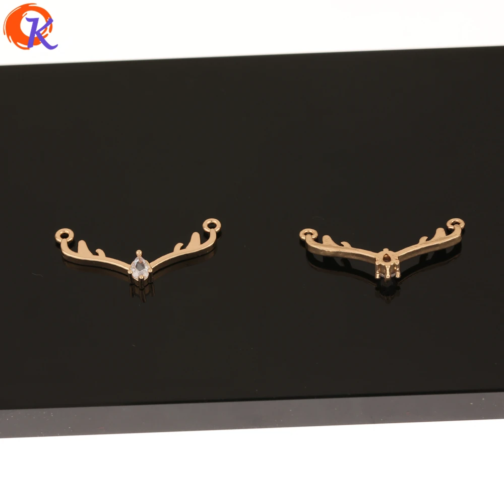 

Cordial Design 50Pcs 19*28MM Jewelry Accessories/CZ Rhinestone Charms/Earring Findings/Hand Made/Pendant For Necklace/DIY Making