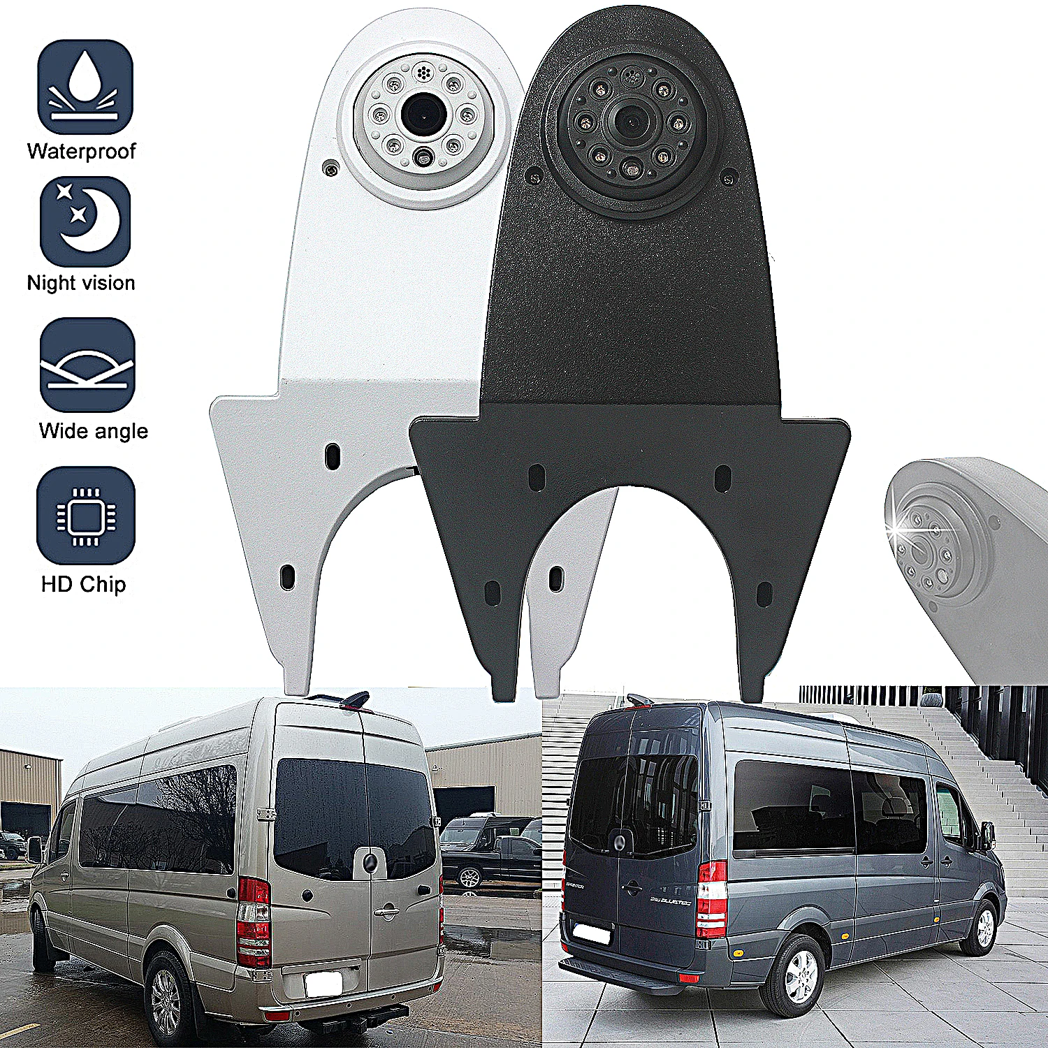 CCD Автомобильная Парковка заднего Камера для Mercedes Benz виано спринтер Вито VW Transporter