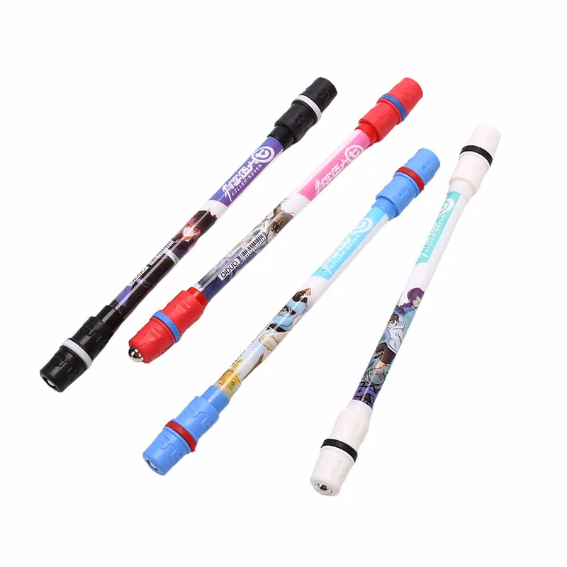 

1Pcs Cartoon Rotating Pen Spinning Gaming Ballpoint 0.5 Pen Head Finger Rolling Pen Random