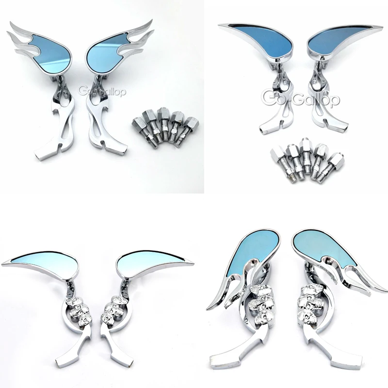 Универсальное мотоциклетное боковое зеркало заднего вида 8 мм 10 для Suzuki Intruder